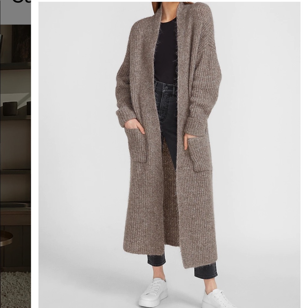 NWT Express Ribbed Long Cardigan Duster